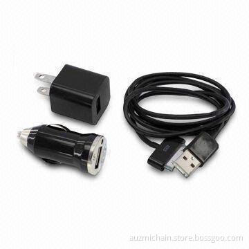 Power Wall Charger for iPhone with USB Cable and 100 to 240V Input
